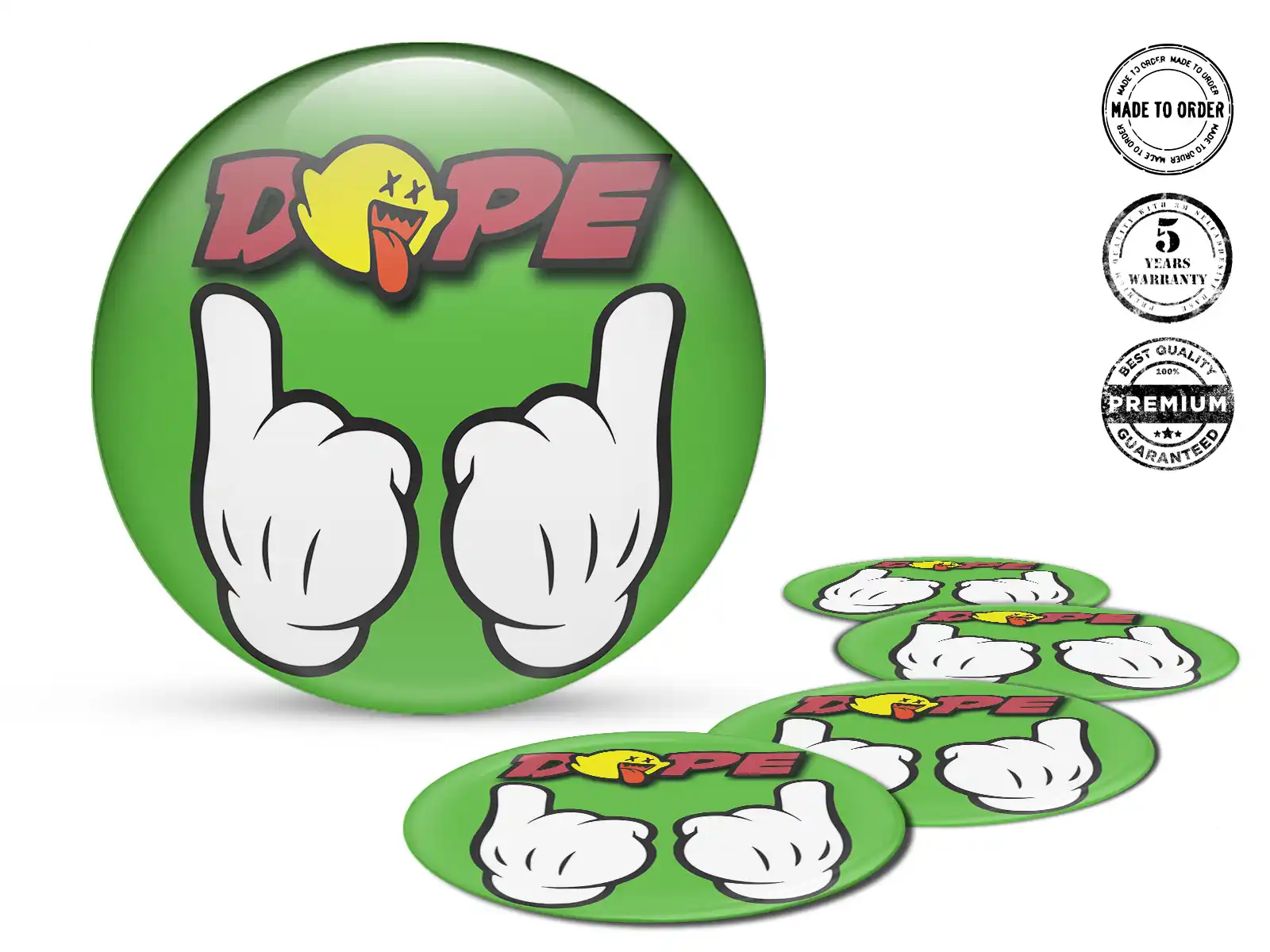 Badge bombé Limité Édition Logo Racing Sport